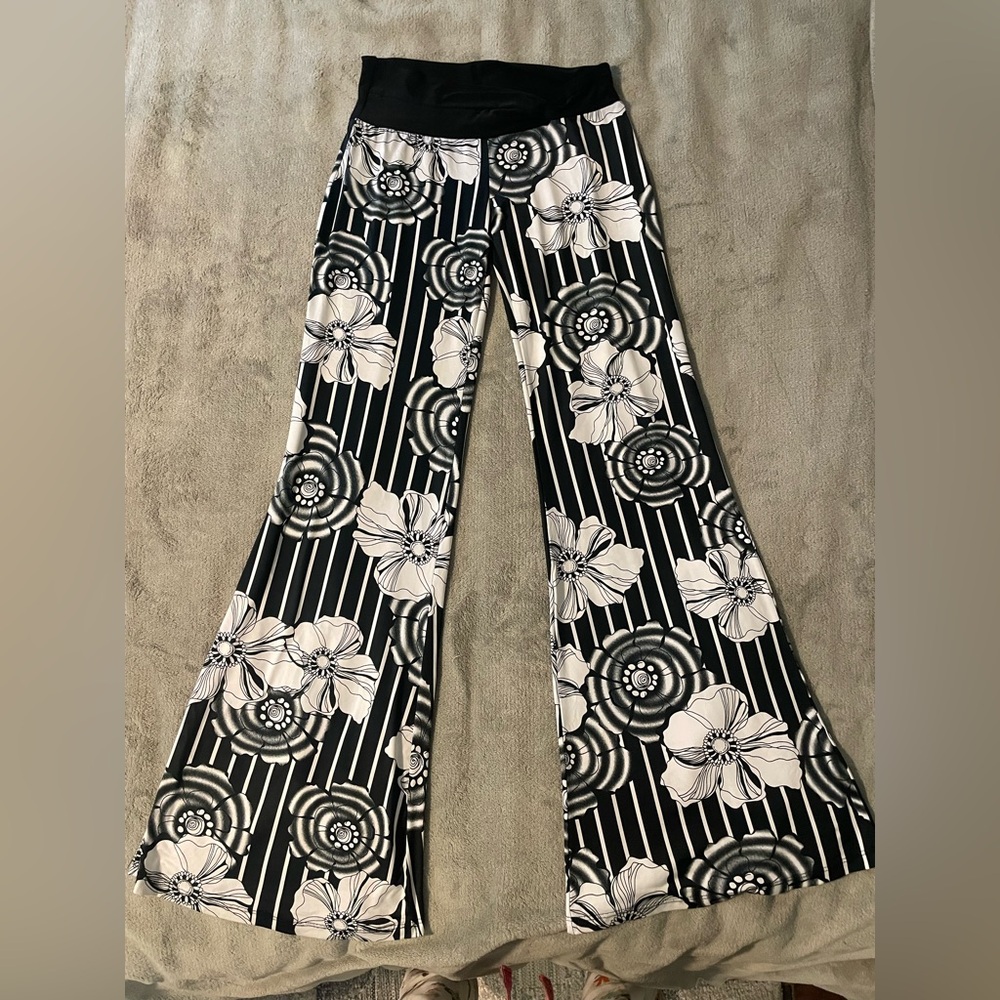 Vovo floral pants flare leg